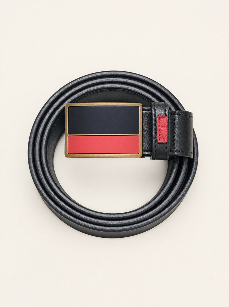 Enamel Buckle Belt by Da Wang HiHi, 3.2cm width