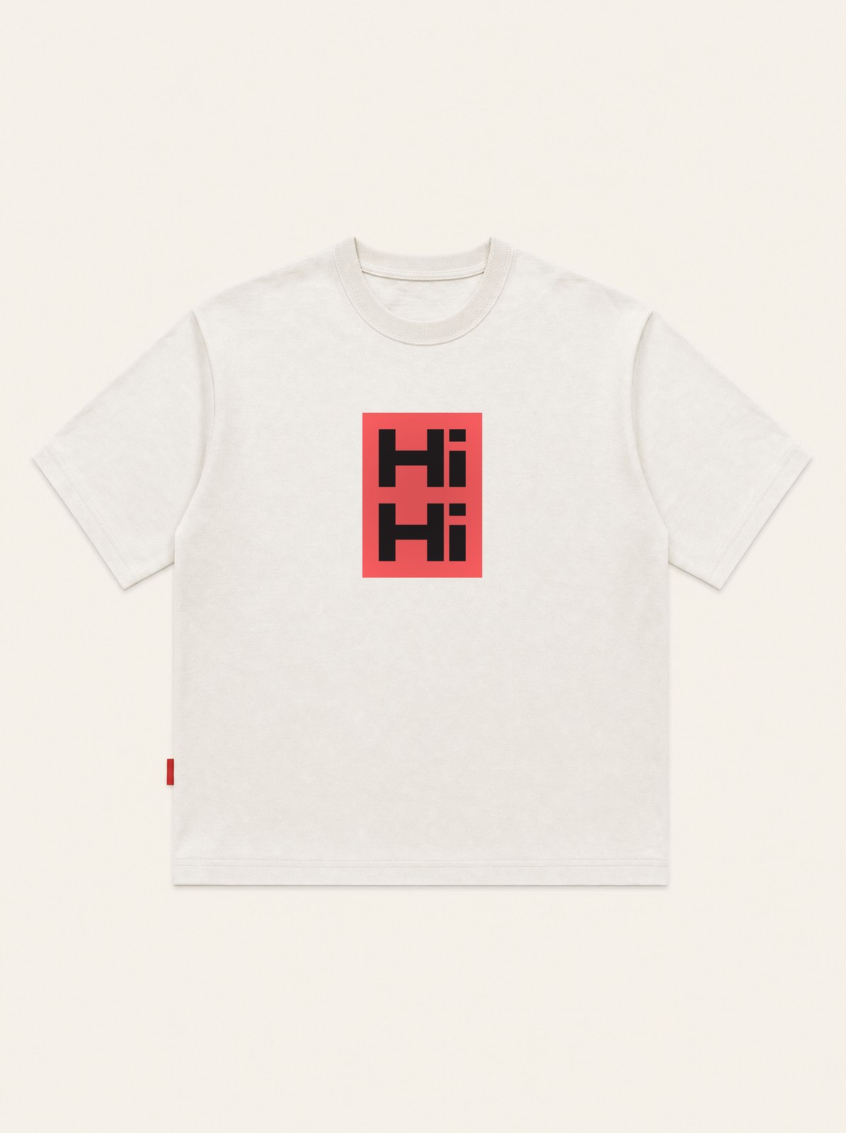 Big Name Tee by Da Wang HiHi, boxy, true to size